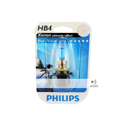 Галогеновая лампа Philips HB4 BlueVision Ultra 4000K